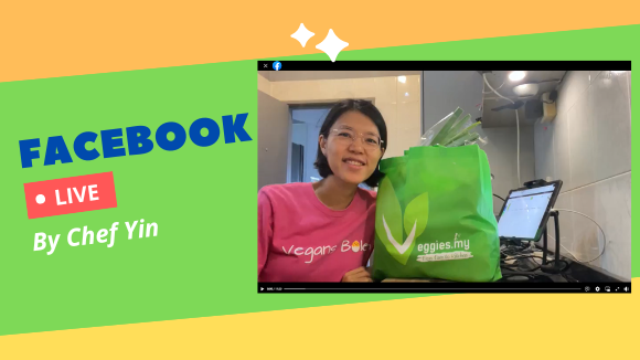 Featured on Chef Yin's Facebook live