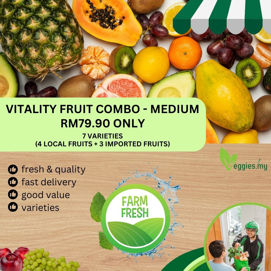 Vitality Fruit Combo Set B
