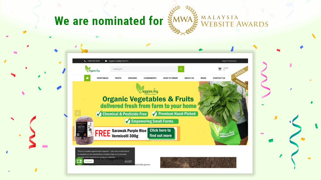 We are nominated for Malaysia Website Awards!