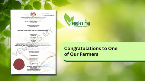 Kudos to Our Farmer for being myOrganic Certified