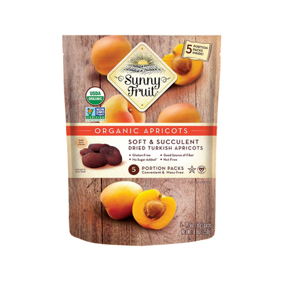 Sunny Fruit ORG Dried Appricots - 250g (5 x 50g)