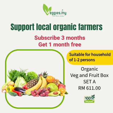 [3+1 PROMO] Mixed Veggies & Fruits Set A (Monthly Subscription)