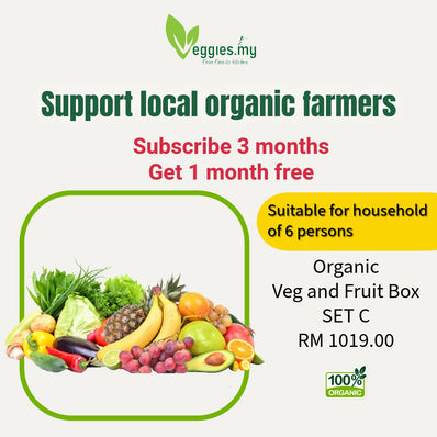 [3+1 PROMO] Mixed Veggies & Fruits Set C (Monthly Subscription)