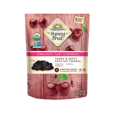 Sunny Fruit ORG Dried Tart Cherries - 100g (5 x 20g)
