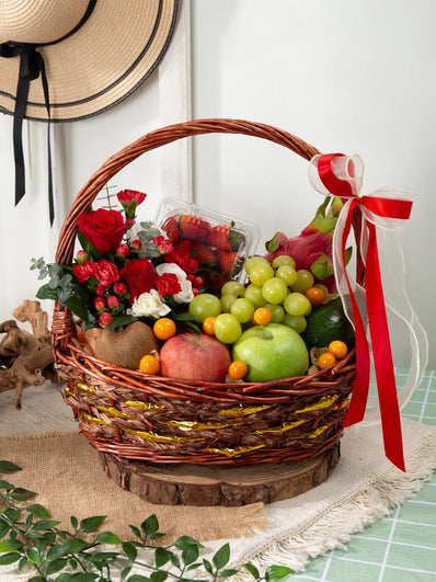 Sunrise Radiance Fruit Basket