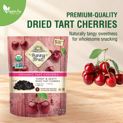 Sunny Fruit ORG Dried Tart Cherries 100G (5 x 20G)