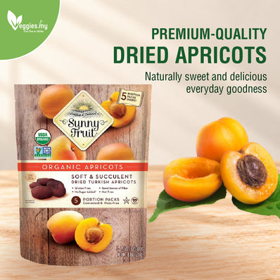 Sunny Fruit ORG Dried Apricots 250G (5 x 50G)