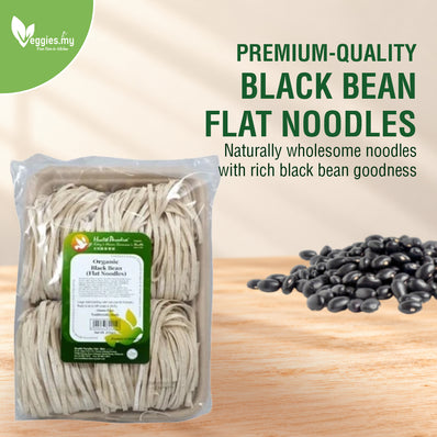 Organic Black Bean Flat Noodles 250G