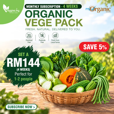 Organic Vege Pack Set A (Monthly Subscription)