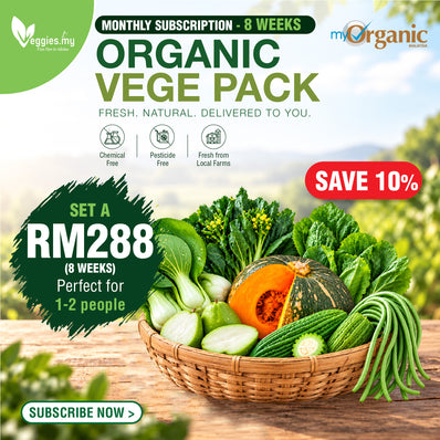 Organic Vege Pack Set A (Monthly Subscription)