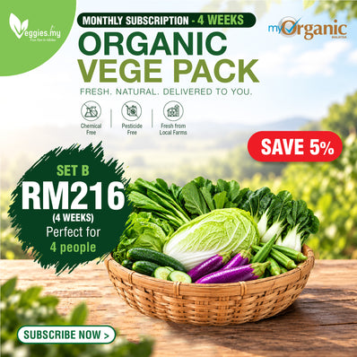 Organic Vege Pack Set B (Monthly Subscription)