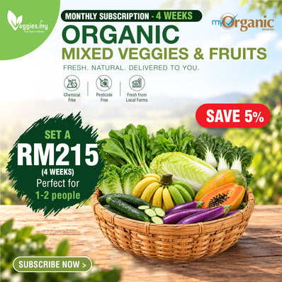 Mixed Veggies & Fruits Set A (Monthly Subscription)