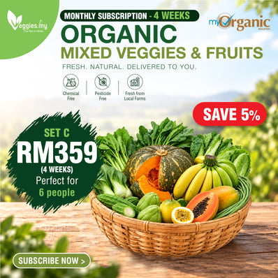 Mixed Veggies & Fruits Set C (Monthly Subscription)