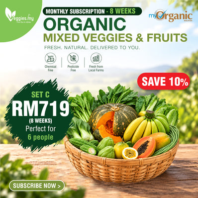 Mixed Veggies & Fruits Set C (Monthly Subscription)